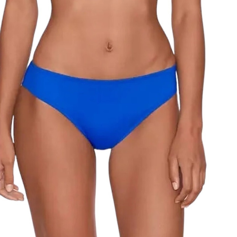 Lauren Ralph Lauren Stretch Sapphire Blue Hipster Bikini Bottom Size 12